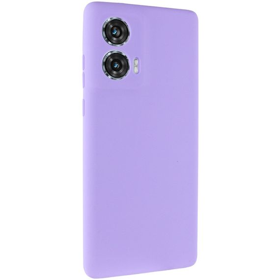 Чохол Silicone Cover Ummi Lakshmi Full Camera (AA) для Motorola Edge 50 Бузковий / Dasheen