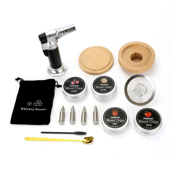 Набір для створення коктейльного диму Cocktail Smoker Kit Запальничка + 4 дими (sv3930) | Зображення 3