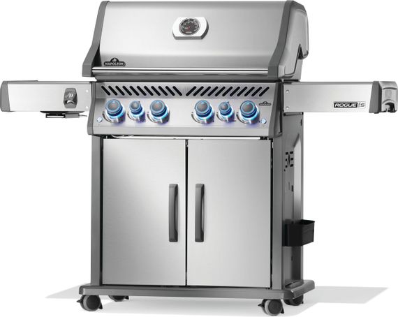 Газовий гриль Napoleon Rogue PRO-S 525 RSIB з бічним пальником Sizzle Zone і вертілем (69912)  нерж сталь RPS525RSIBPSS-2-UA Код: 012822 | Зображення 1