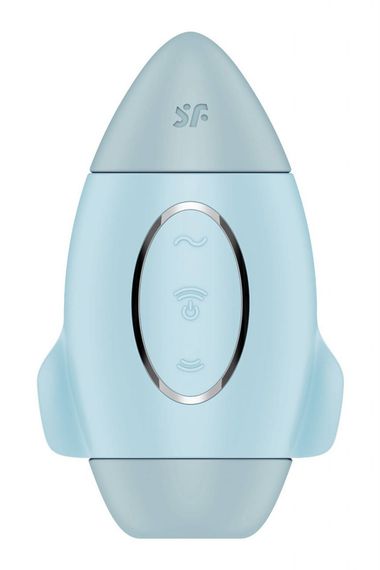 Вакуумний вібратор Satisfyer Mission Control blue