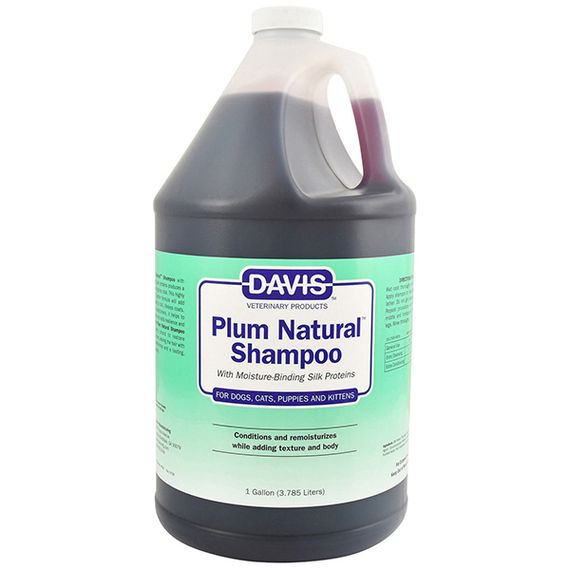 Шампунь с протеинами шелка для собак и котов Davis Plum Natural 3.79 л