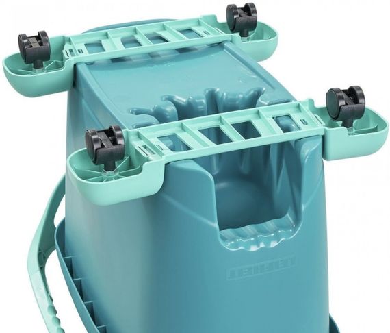 Швабра с ведром круглая На колесах XPRO Mop bucket + mop set червона (43663-_804) | Зображення 5