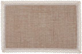Набір 6 льняних підтарельників "Natural Lace" 30х45см, прямокутні