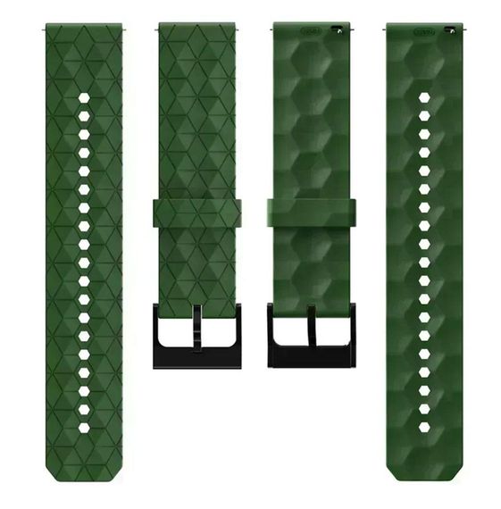 Ремінець Primolux Dimond силіконовий для годинника Amazfit Bip 5 / Bip 6 - Army Green | Зображення 3
