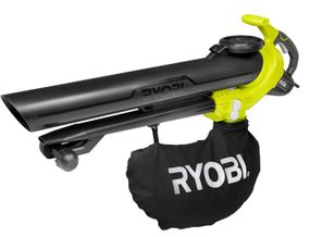 Повітродув-пилосос Ryobi RBV3000CESV з подрібнювачем, 3кВт, 16 куб.м/хв, 375 км/год (5133002190)