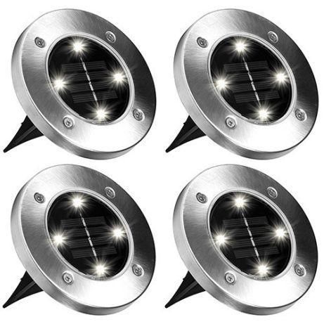 Уличный светильник на солнечной батарее Solar Disk 8led-dm8 – садовый фонарь | Зображення 6