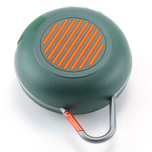 Портативная Bluetooth колонка TG648 с функцией громкой связи, радио, карабин, зеленая | Зображення 5