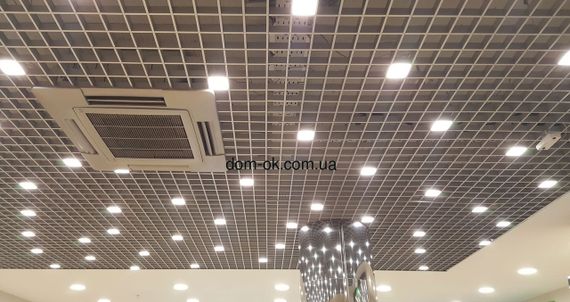 Комплект LED світильників для стелі грильято 100х100мм /2штуки 16Вт | Зображення 1