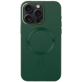 Шкіряний чохол Bonbon Leather Metal Style with MagSafe для Apple iPhone 15 Pro Max (6.7")