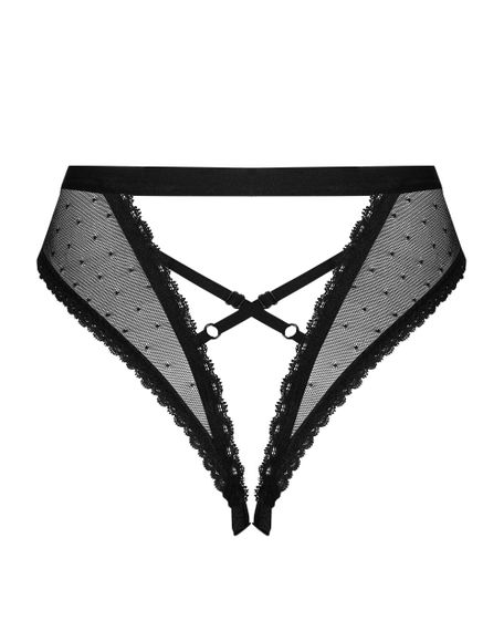 Трусики Obsessive Mauress Black S / M, Черный, S-M | Зображення 5