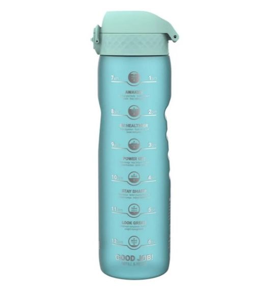 Пляшка для води ION8 1000 мл BPA Free Times To Drink (ЕКО пляшка) Sonic Blue (I8RF1000PBMOT2)