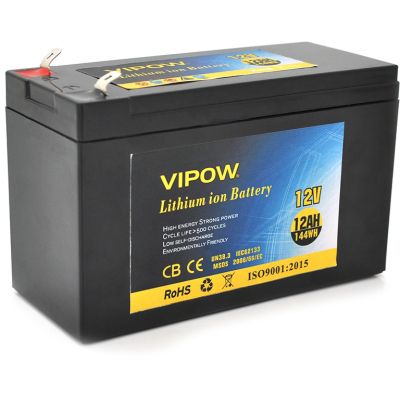 Батарея до ДБЖ Vipow 12V - 12Ah Li-ion (VP-12120LI) (VP-12120LI)