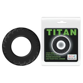 Эрекционное кольцо - Titan Cock Ring Green sexstyle