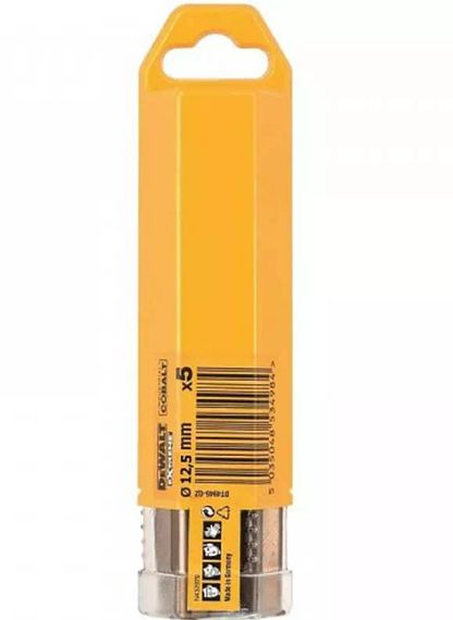 Свердло по металу DeWalt EXTREME INDUSTRIAL COBALT HSS-CO 12.5 мм 5 шт (DT4948)