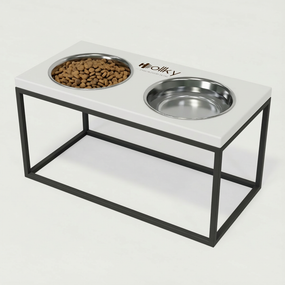 Миски на подставке для средних и больших собак Hollky Base L (2 × 0,95 л) BL-422120-GRWH