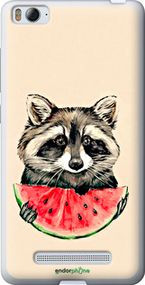 Чохол на Xiaomi Mi4c Єнотик з кавуном "4605t-178-2448"