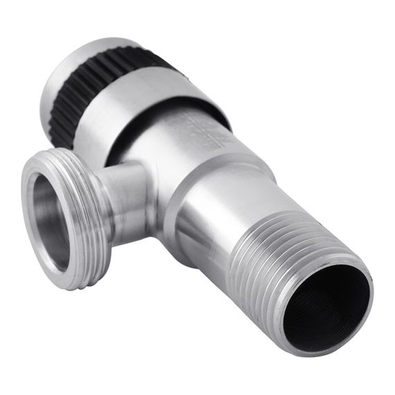 Кран приладовий Kroner KRP Edelstahl Klassisch - ESG102 1/2"х3/4" ЗЗ (CV022975) | Зображення 2