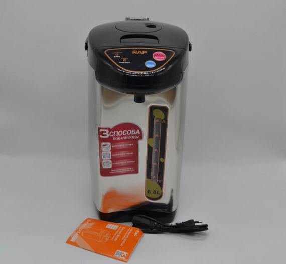 Електричний термопот Haeger 6л, Чайник-термос з теплоізоляцією 1000Вт знижка | Зображення 1