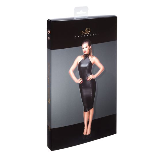 Сукня-олівець з мокрим ефектом Noir Handmade F160 Powerwetlook pencil dress, XXL | Зображення 5