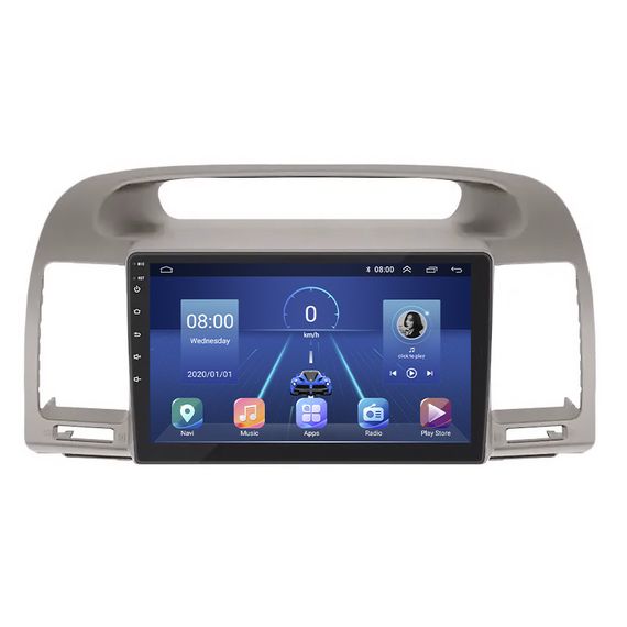 Штатная магнитола Lesko для Toyota Camry V (XV30) Рестайлинг 2004-2006 9" 4/64Gb/ 4G/ Wi-Fi/ CarPlay Premium