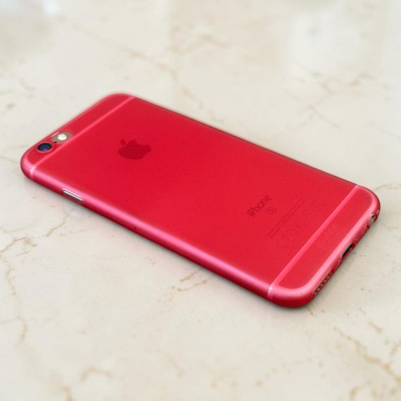 Чохол бампер Primo Gucoo для Apple iPhone 6/6S тонка накладка - Light Pink | Зображення 6