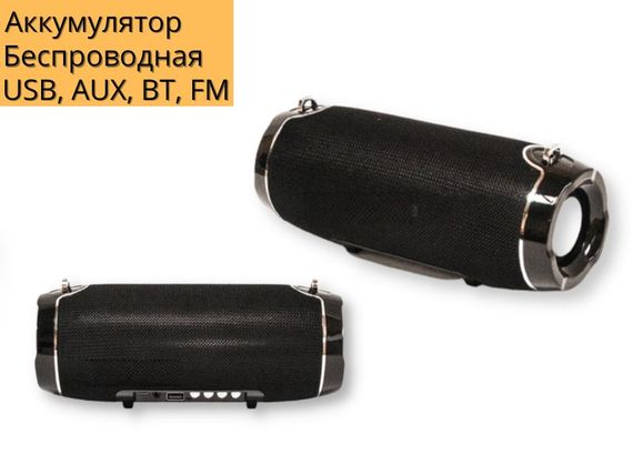 Портативна колонка XPRO XTREME J2 10Вт USB, AUX, FM, Bluetooth чорна (J2) | Зображення 1
