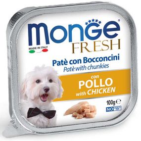 Корм Monge Dog Fresh Pollo з куркою для дорослих собак 100 гр