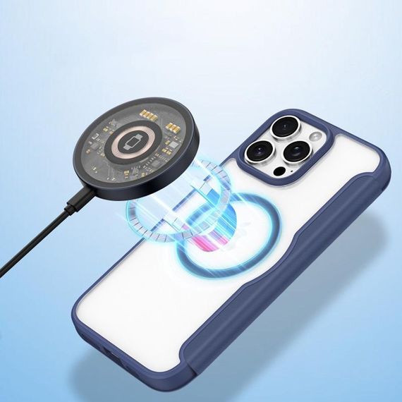 Чохол-книжка Dux Ducis Skin X Pro with MagSafe для Apple iPhone 16 Pro (6.3") Blue | Зображення 4