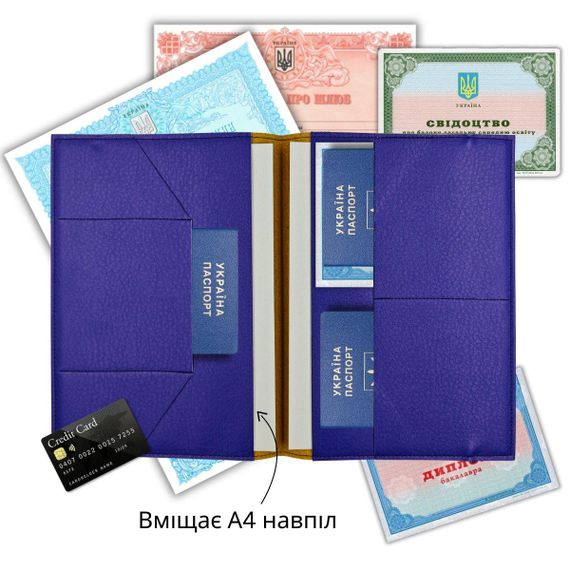Органайзер для документів А5 синій Літак Все буде Україна | Зображення 3