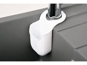 Органайзер силіконовий, білий, підвісний FALA для губки, 200х 100 мм VR-74786