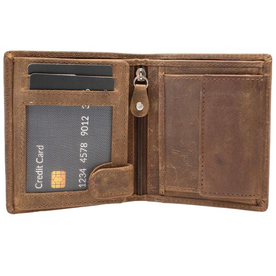 Портмоне чоловіче шкіряне Semi Line RFID Brown (P8269-1) | Зображення 1