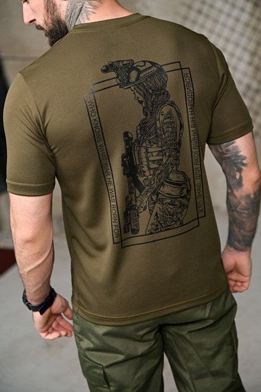 Тактична потивогонна футболка Дева 7.62 олива ПП7813 | Зображення 3