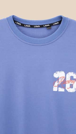 Світшот з принтом чоловічий LAWA P-MB02369 L Синій shop (2000999542534) | Зображення 1
