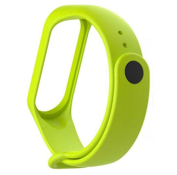 Силіконовий ремінець для фітнес-браслета Xiaomi Mi Band 4 - Lime | Зображення 1