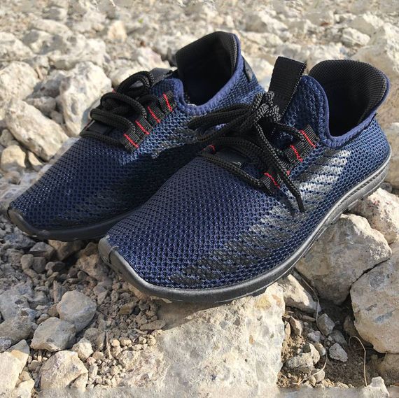 Спортивні кросівки чоловічі літні 44 розмір. Літні кросівки сітка чоловічі. Модель 32591. XL-190 Колір: синій | Зображення 6