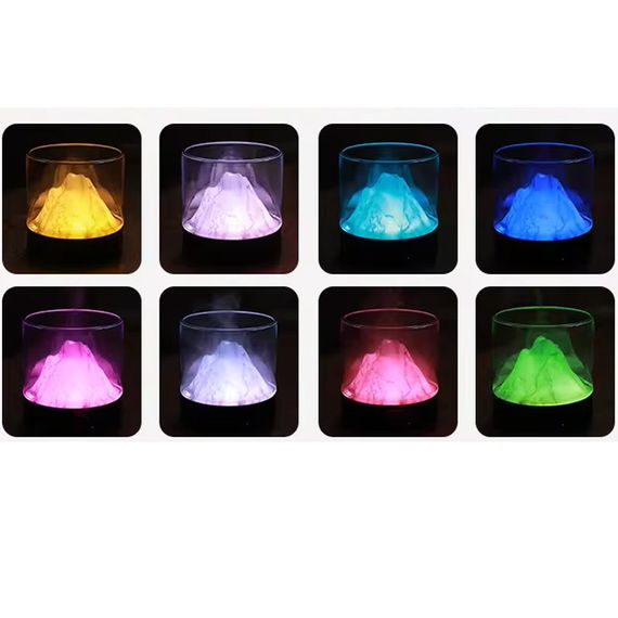 Зволожувач повітря з арома D5 Mountain gradient colour 300ml White | Зображення 4