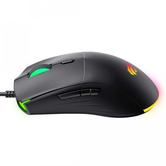 Ігрова миша HAVIT HV-MS1030, 6 кнопок, 3600 DPI, RGB-підсвічування, USB, чорна | Зображення 2