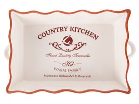 Керамическое блюдо для запекания Country Kitchen Baker 29х18х6 см