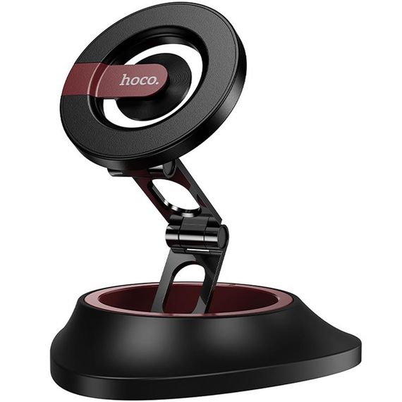 Автотримач Hoco H90 Tower magnetic (dashboard) Black / Red