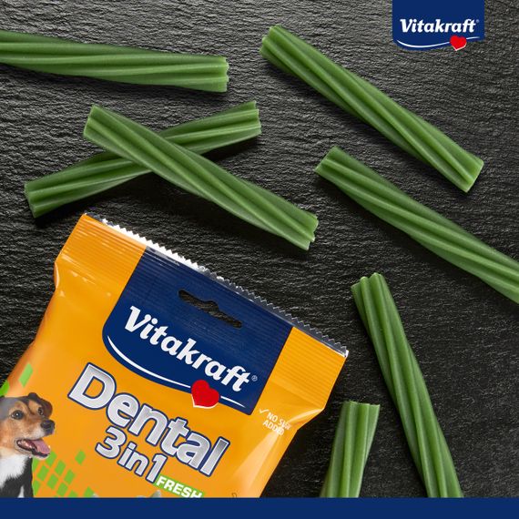 Ласощі для собак з м'ятою Vitakraft Dental Medium, 120 гр | Зображення 4