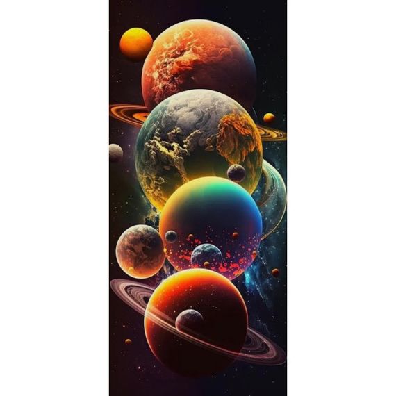 Алмазная мозаика Планеты 30х60 см ColorArt TS 1304 | Зображення 1
