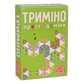 Настольная игра Тримино. Просто домино