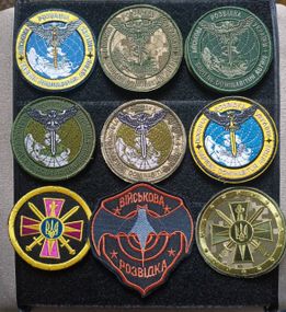 Стенд для шевронів 25*30см (чорний)