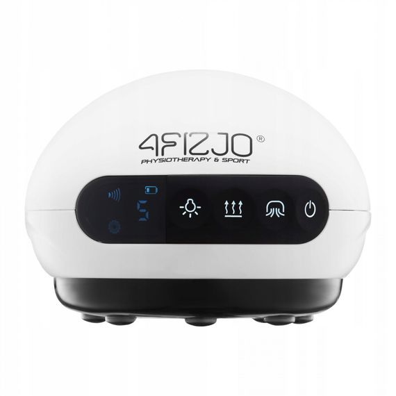 Масажна вакуумна банка 4FIZJO акумуляторна з ІЧ прогріванням 4FJ0516 White (P-5907739318688) | Зображення 6