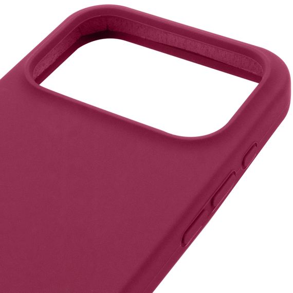 Чохол Silk Full Protective (AA) NO LOGO для Apple iPhone 17 Pro Max / 18 Pro Max (6.9") Бордовий / Maroon | Зображення 3