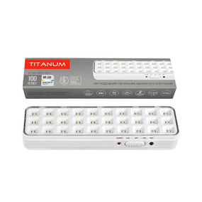 Світильник LED аварійний 6500К 30 діодів TL-EM1106 Titanum