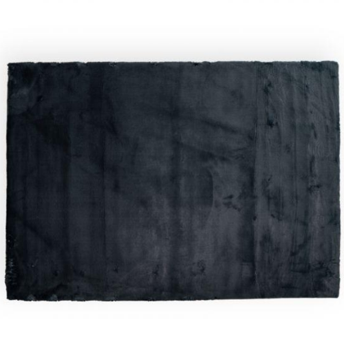 Килимок для підлоги з еко-хутра ТМ Dariana Elegant 60*120 см темно-сірий