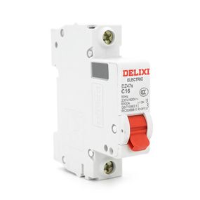 Автоматический выключатель переменного тока Delixi HDBE DZ47S 1P/16A,230/400V