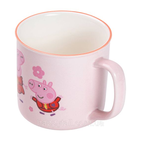Кружка порцелянова Peppa Pig 400 мл рожева рожева HP-15-13 | Зображення 2