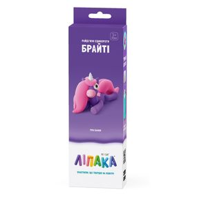 Набор самозатвердевающего пластилина Радужные единороги Брайти ЛИПАКА 30137-UA01